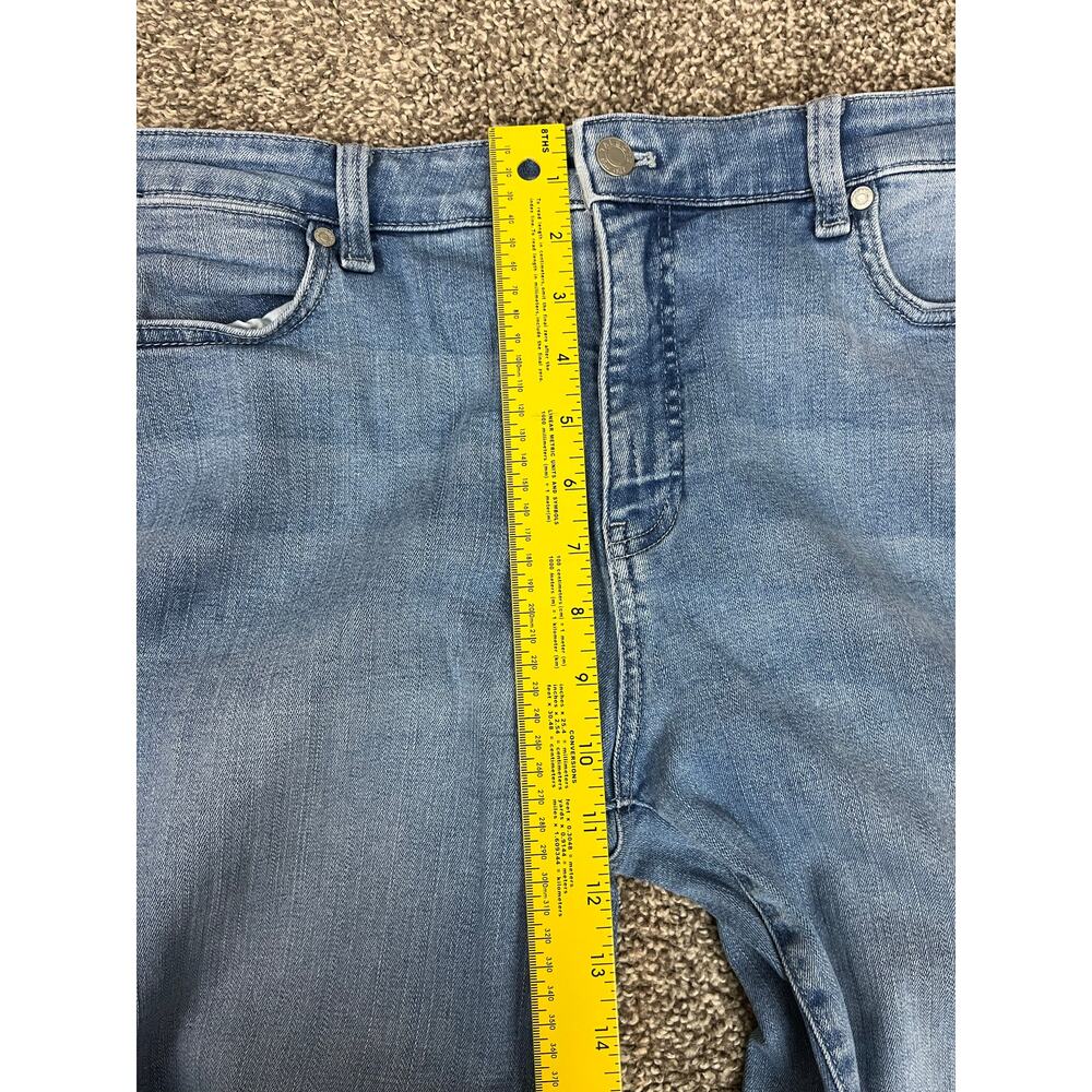 TALBOTS JEANS Slim Ankle Medium Wash Denim Womens Size 14 Stretch - Picture 5 of 11